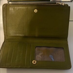 Green Leather Wallet